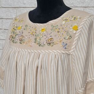 Go Softly Patio house coat lounge 100% cotton sz small